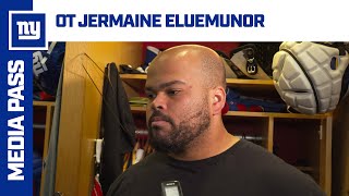 Jermaine Eluemunor on Facing TJ Watt  New York Giants [upl. by Rizas]