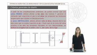 Criterios de diseño de las uniones en estructuras de acero para edificación  2030  UPV [upl. by Orose]