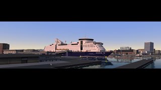 Color Fantasy Oslo  Kiel in Virtual Sailor NG [upl. by Llebpmac]