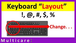 How to change keyboard layout to fix problem of typing special character [upl. by Tita]