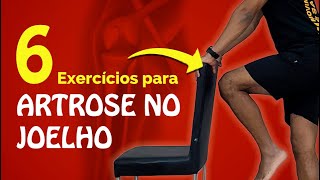 Exercícios para ARTROSE NO JOELHO  Fortalecimento Muscular p aliviar as dores [upl. by Lunnete]