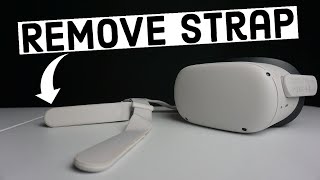 How to Remove Oculus Quest 2 Strap  Tutorial [upl. by Dotson]