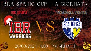 BKR Spring Cup 2024  IBR Rimini vs Scaligera Verona [upl. by Noelani236]