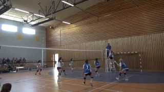 Championnat Inter Academique UNSS Volleyball demifinale  FerneyVoltaire [upl. by Llednohs]