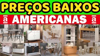 PREÇOS BAIXOS DE MÓVEIS PARA SALA DE JANTAR NAS AMERICANAS OFERTAS E ACHADOS SALA DE JANTAR PROMO [upl. by Blinnie]