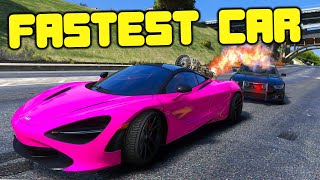 Worlds Fastest Car Trolls Cops In GTA 5 RP [upl. by Rehtse]