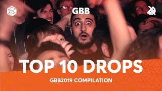 TOP 10 DROPS 😱 Grand Beatbox Battle Solo 2019 [upl. by Asia]