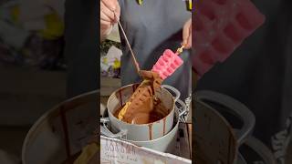 stick waffle  japanese street food shorts [upl. by Westerfield547]