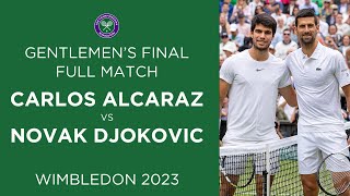 A FINAL FOR THE AGES  Carlos Alcaraz vs Novak Djokovic Full Match  Wimbledon 2023 [upl. by Kathrine]