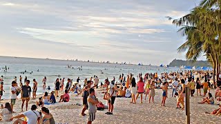 This is BORACAY White Beach on February 24 2024 Groto to Station 3 Wala Talaga Pagbago Daming Tao [upl. by Yessej]