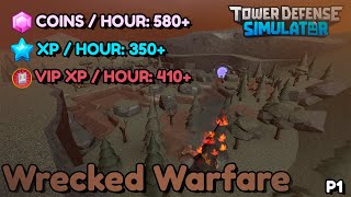 Wrecked Warfare  Duo Hardcore Strategy 🪖 I P1 POV I tds [upl. by Nessaj]