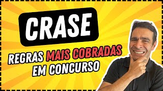 CRASE  As 6 regras mais cobradas em CONCURSO Teoria  Questões [upl. by Marcia553]