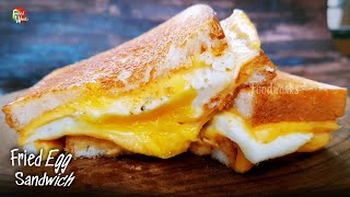 Fried Egg Sandwich  Fast amp Easy Breakfast Recipe  Toasted Bread amp Egg Sandwich Hack  Foodworks [upl. by Atiniuq110]