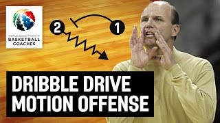 Dribble Drive Motion Offense  Vance Walberg  Basketball Fundamentals [upl. by Stovall]