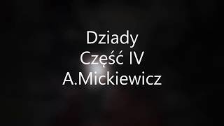 Dziady część IV  AMickiewicz audiobook [upl. by Carmine]