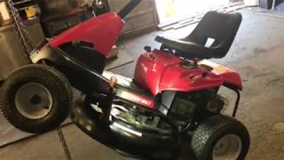 How to repair Troybilt Rider blade not engaging [upl. by Neom226]