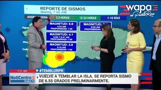 Nuevo temblor tuvo una magnitud de 66  WapaTV [upl. by Percy]