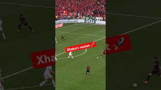 Granit XHAKA with a Rocket Goal 🚀⚽️🏆 [upl. by Lalo]