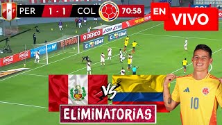 🔴 Perú vs Colombia EN VIVO  Eliminatorias [upl. by Novrej]