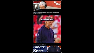 Albert Breer weighs in on if chicagobears HC Matt Eberflus is a dead man walking [upl. by Ttevy]