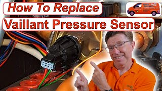 How To Replace a Vaillant Water Pressure Sensor F75 in the Display Step by Step Instructions [upl. by Askwith]