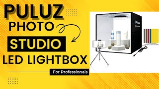 Foldable Portable LED Photo Studio Light Box by PULUZ [upl. by Arbmik484]