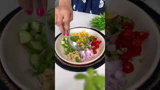 Sprouted Moong Salad  Healthy breakfast recipe  Flavours Of Food [upl. by Penland78]