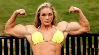 FBB Female Bodybuilder With Huge Biceps Katelyn Winkler Training Routine  Female Muscle Growth [upl. by Trace137]