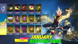 JANUARY BOOYAH PASS FREE FIRE 2024  JANUARY BOOYAH PASS FREE FIRE  NEXT BOOYAH PASS IN FREE FIRE [upl. by Aleyam335]