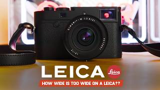 LEICA 21MM ELMARIT  TOO WIDE FOR A LEICA [upl. by Pride410]