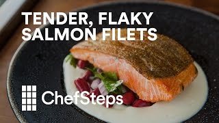 Tender Flaky Salmon Filets with Sous Vide [upl. by Aihseit]