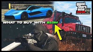 What to Buy with 10 Million Dollars in GTA Online  Best Investments and Purchases [upl. by Leissam]