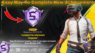 Easy Way To Complete 5th Anniversary Achievement  Complete New Achievement In Just 1 Game  Pubgm [upl. by Airemaj]