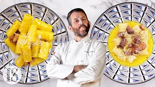 Carbonara originale vs gourmet con Cristiano Tomei [upl. by Dj]