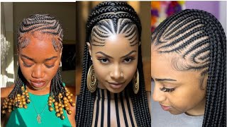 Latest Braids Cornrow Hairstyles For Short And Long Hair🔥💞😱 [upl. by Neff]