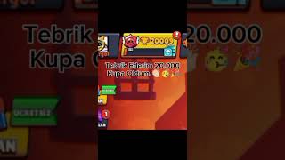 20000 Kupa Oldum🥰🥳👏🏻 keşfet brawlstars kupakasma [upl. by Tanya]