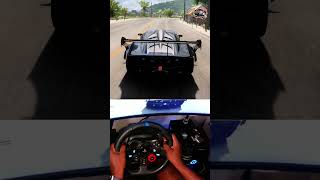 Lamborghini Essenza SCV12 Forza Horizon 5 Logitech G29 Steering Wheel Gameplay 4K Graphics [upl. by Jolie]