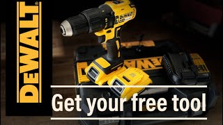 Free tool set Dewalt cordless drill DCD778 [upl. by Herv]