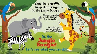 The Jungle Boogie  English song for kids  English poem  animal poem [upl. by Gaylord]