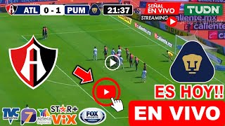 Atlas vs Pumas en vivo donde ver a que hora juega Atlas vs Pumas Liga MX Clausura 2024 resumen [upl. by Alexa373]