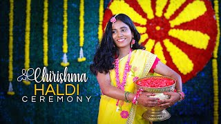 Best Haldi Ceremony Cinematic Video BRIDE CHIRISHMA [upl. by Jorge]