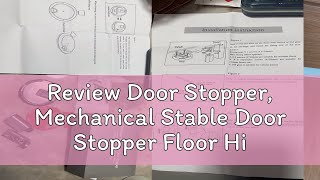 Review Door Stopper Mechanical Stable Door Stopper Floor Hidden Kick Down Door Holder Stoper No Dr [upl. by Niletak]