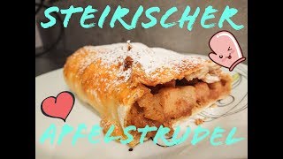 Süße Verführung  Steirischer Apfelstrudel ohne Rosinen [upl. by Aneladdam]