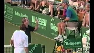 Jimmy Connors vs McEnroe Final  Nuveen 1998 [upl. by Anilas]