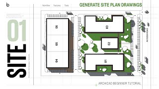 ArchiCAD Best Way To Generate Site Plan Drawing  Beginner Tutorial [upl. by Nonnahc187]