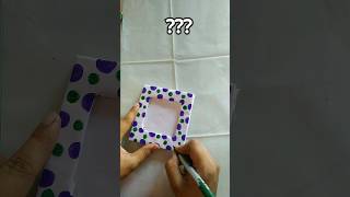 How to make photo framediy cute birthday gift ideadiycraftshorts [upl. by Akim]