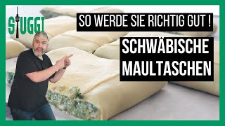 Schwäbische MaulTaschen  so werden sie richtig gut Das ultimative MaulTaschen Rezept [upl. by Eberly376]