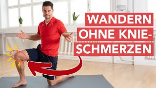 Knieschmerzen beim Wandern Soforthilfe 1 Minute  SchrittfürSchrittAnleitung [upl. by Drageruaeb]