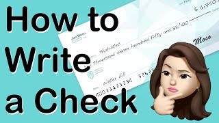 How to WRITE A CHECK  The Right Way to Write Dollars amp Cents [upl. by Htebazil512]