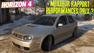 Forza Horizon 4  Volkswagen Golf R32  Meilleure Voiture Rapport Performance Prix [upl. by Ahsina678]